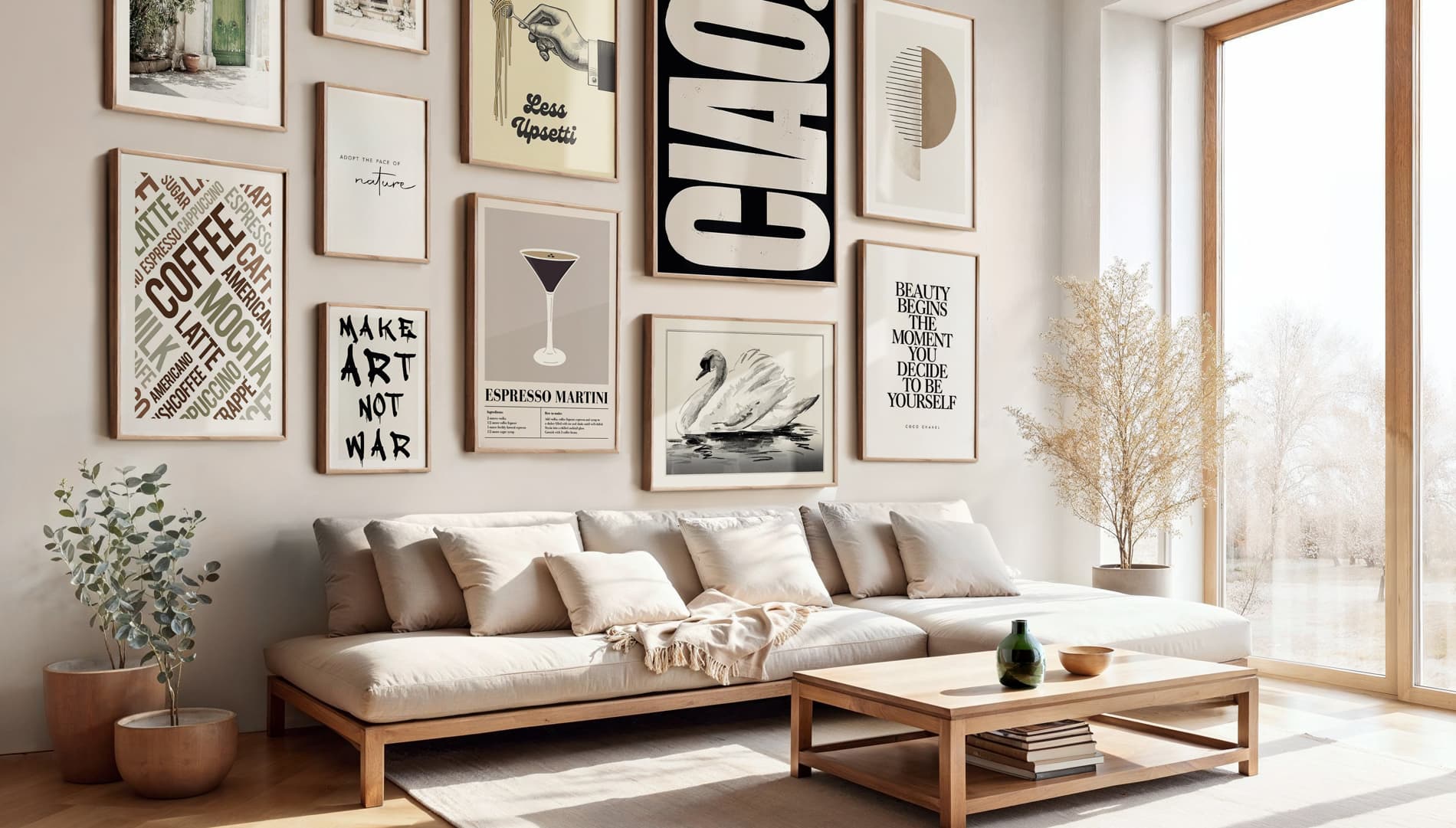 Poster di testo Poster